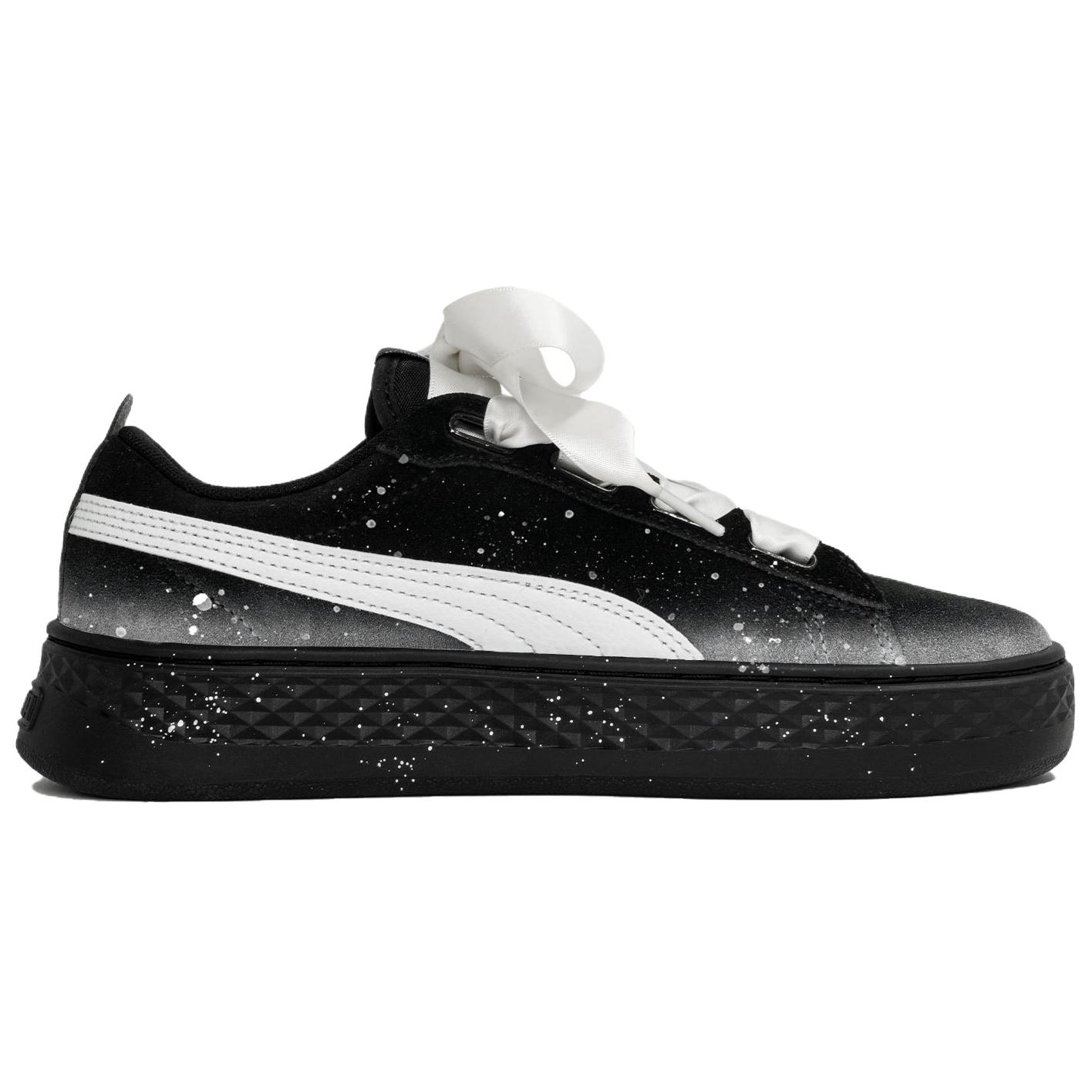 PUMA Platform Kaleidoscope, Moonlight, Shopping Bag Anti Slip Wear Resistant Low Top Skateboard Shoes Women's Black купить в интернет-магазине Yoocart с быстрой доставкой по России.