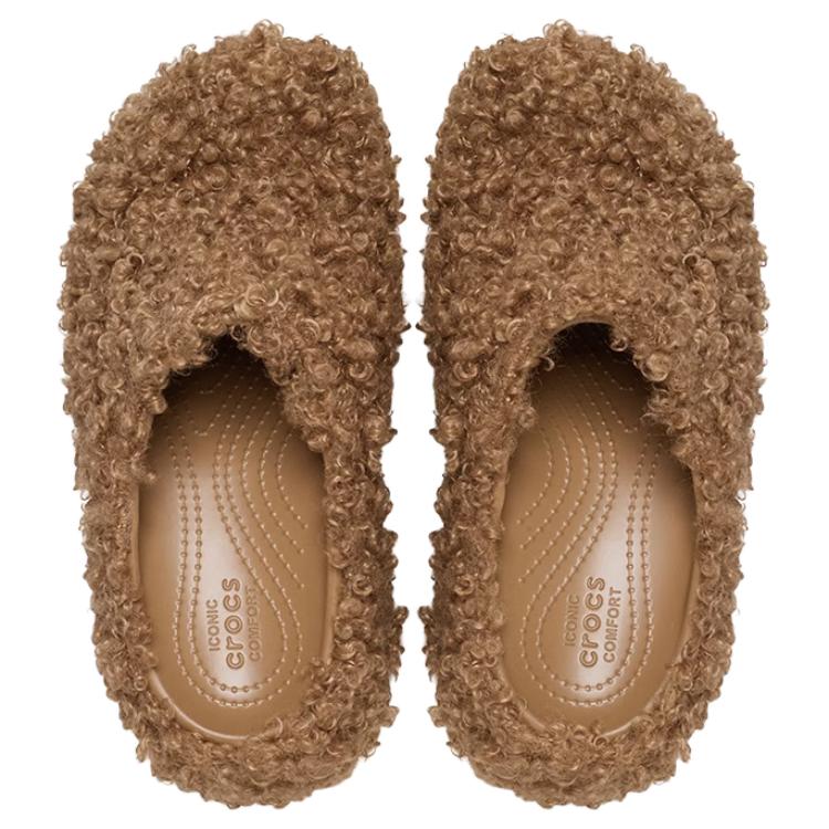 Crocs Wrap-toe Slippers Women's Brown