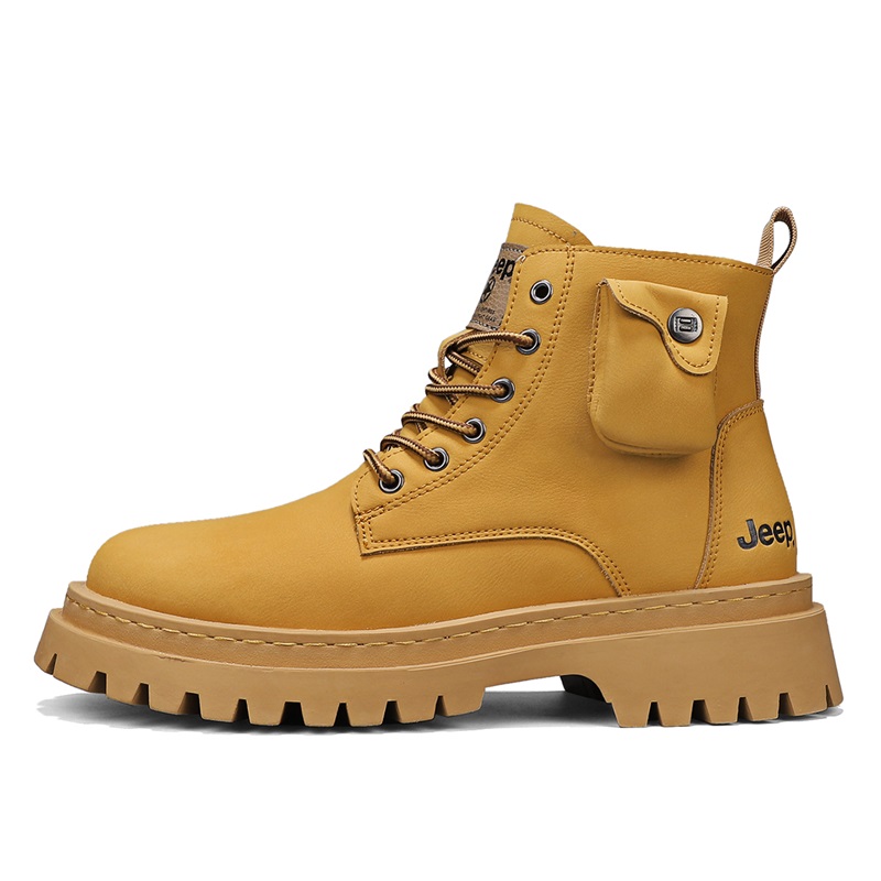 Jeep Classic Yellow Boots Short Martin Boot Men's