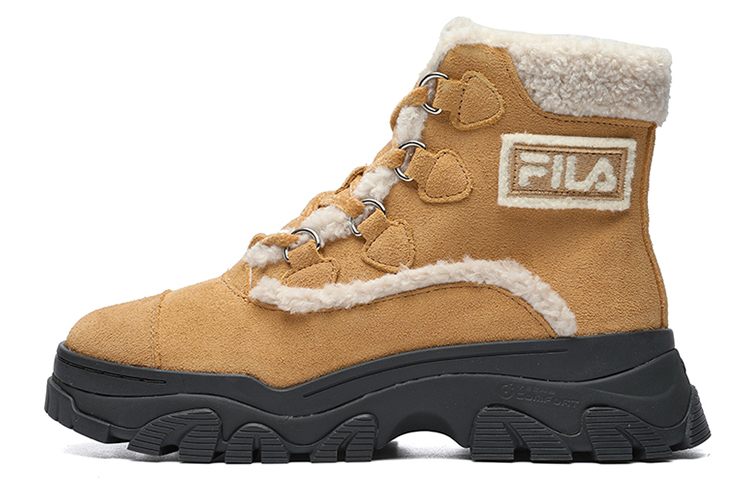 FILA Warm Snow Boots 'Brown White' Women's