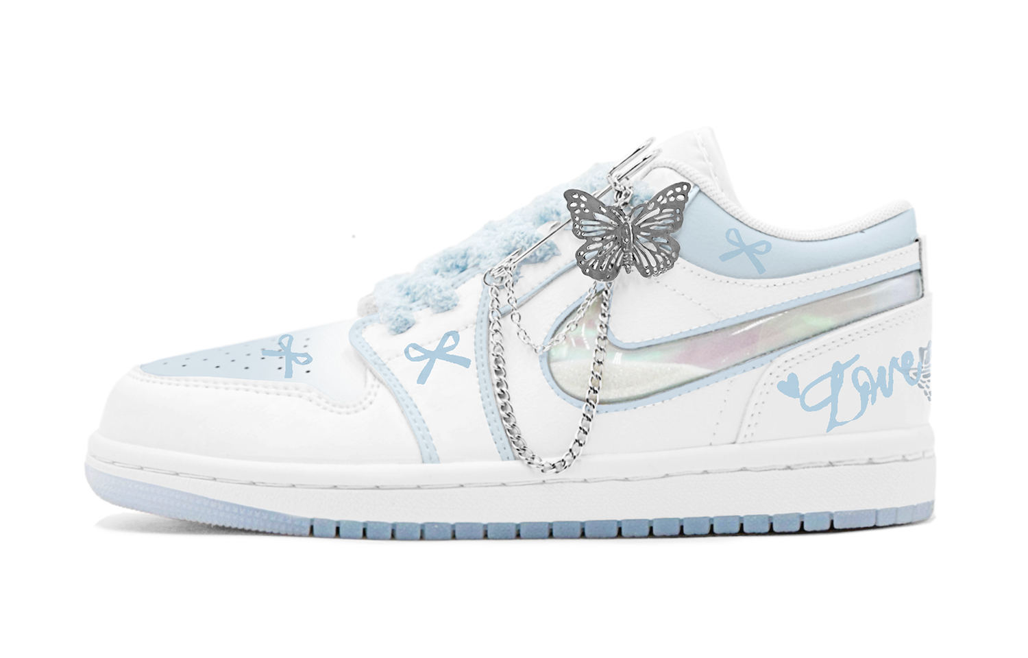 Jordan Air Jordan 1 Vintage Basketball Shoes Women's Low top White