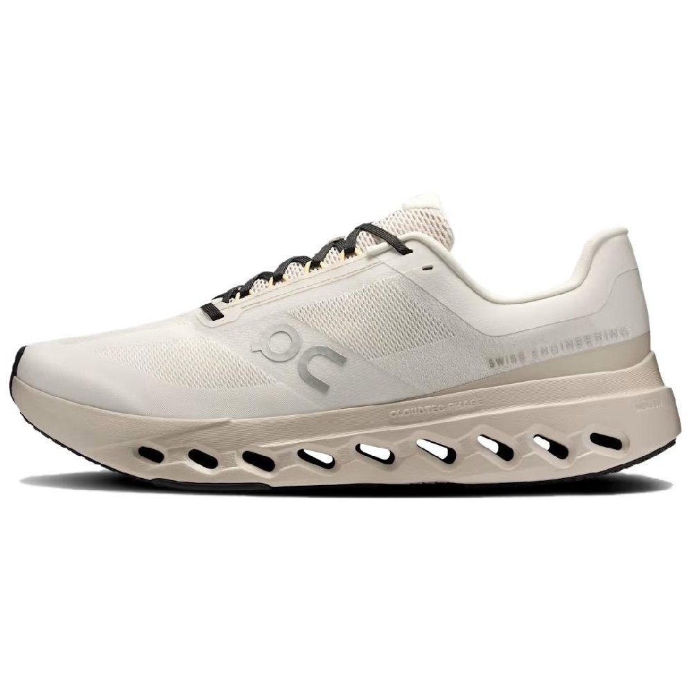 On Cloudsurfer Next Abrasion Resistant Breathable Support Low Top Sprint Running Shoes Men's Beige