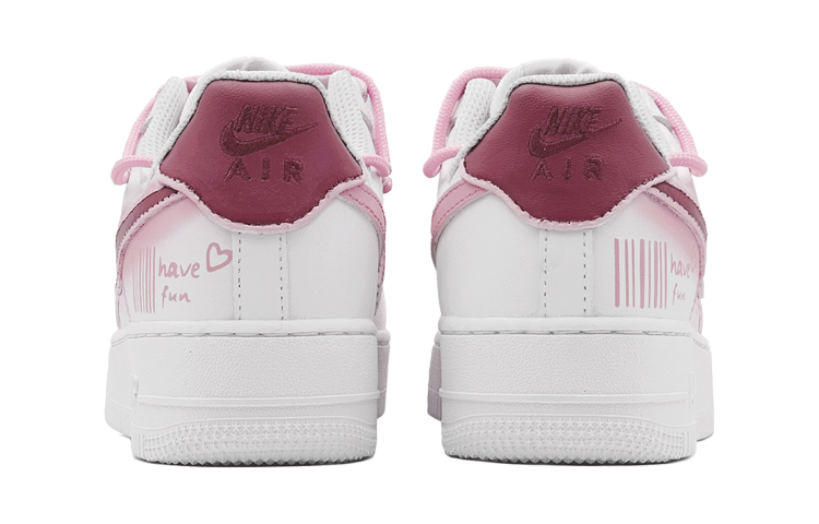 Nike Air Force 1 Low Air Force 1, Rose Fantasy Slip Resistant Cushioning Low Top Skateboard Shoes Women's GS Pink White купить в интернет-магазине Yoocart с быстрой доставкой по России.