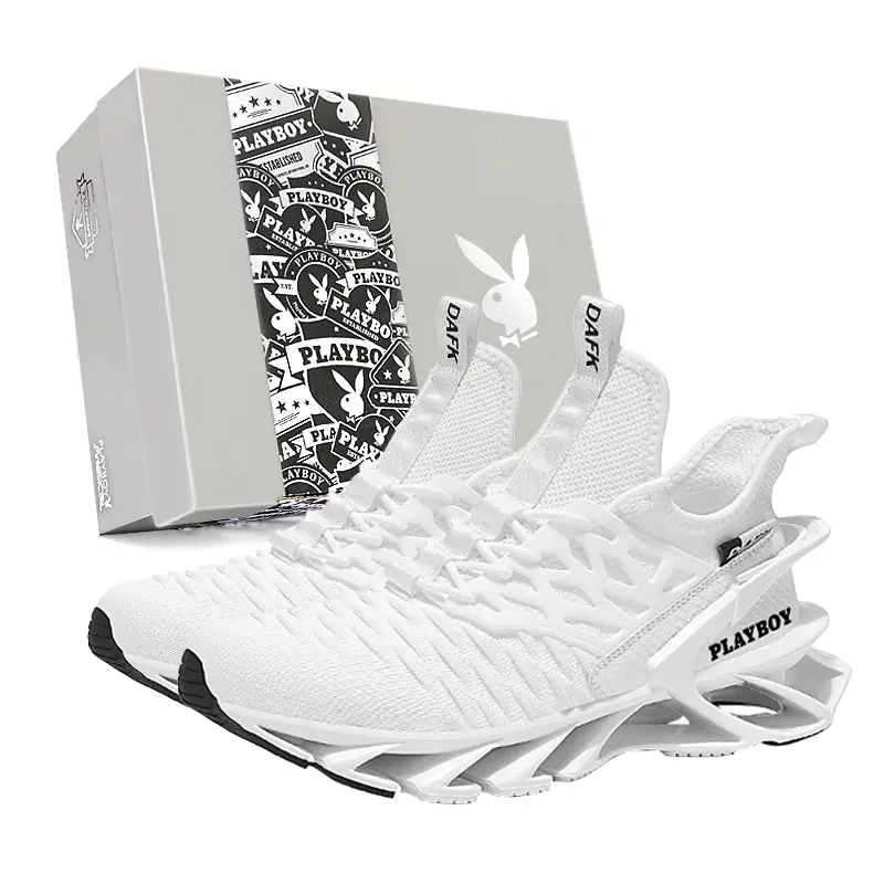Playboy Running Shoes Men's Low top Black/White