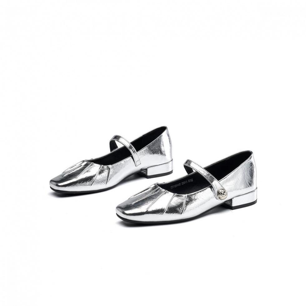 EBLAN Block Heel Mary Jane Shoes Women's Silver купить в интернет-магазине Yoocart с быстрой доставкой по России.