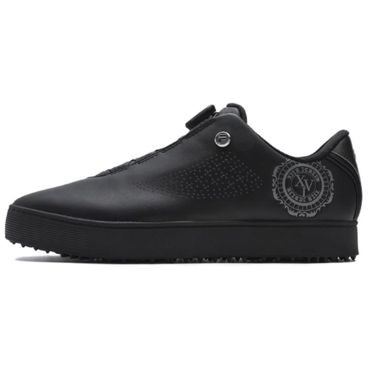 FILA ICONA Anti Slip Wear Resistant Low Top Skateboard Shoes Men's Black