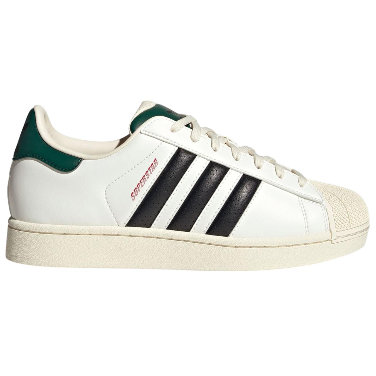 Adidas Originals SUPERSTAR Abrasion Resistant Low top Skateboard Shoes Unisex White Black Green