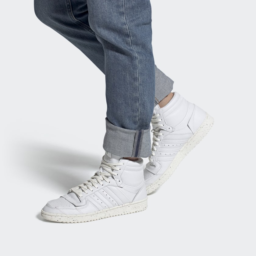 Adidas Top Ten Hi 'Clean Classics Collection Cloud White' купить в интернет-магазине Yoocart с быстрой доставкой по России.