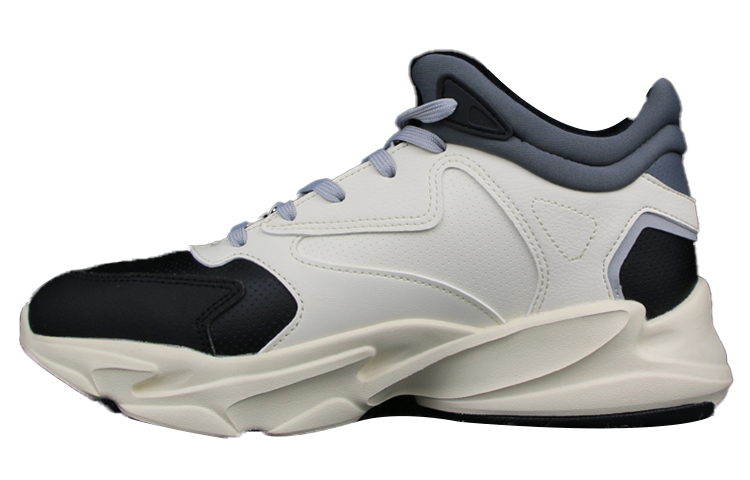 Anta Life Collection Water-Resistant Height Increasing Warmth Low-Top Chunky Sneakers Men's Black Beige Gray