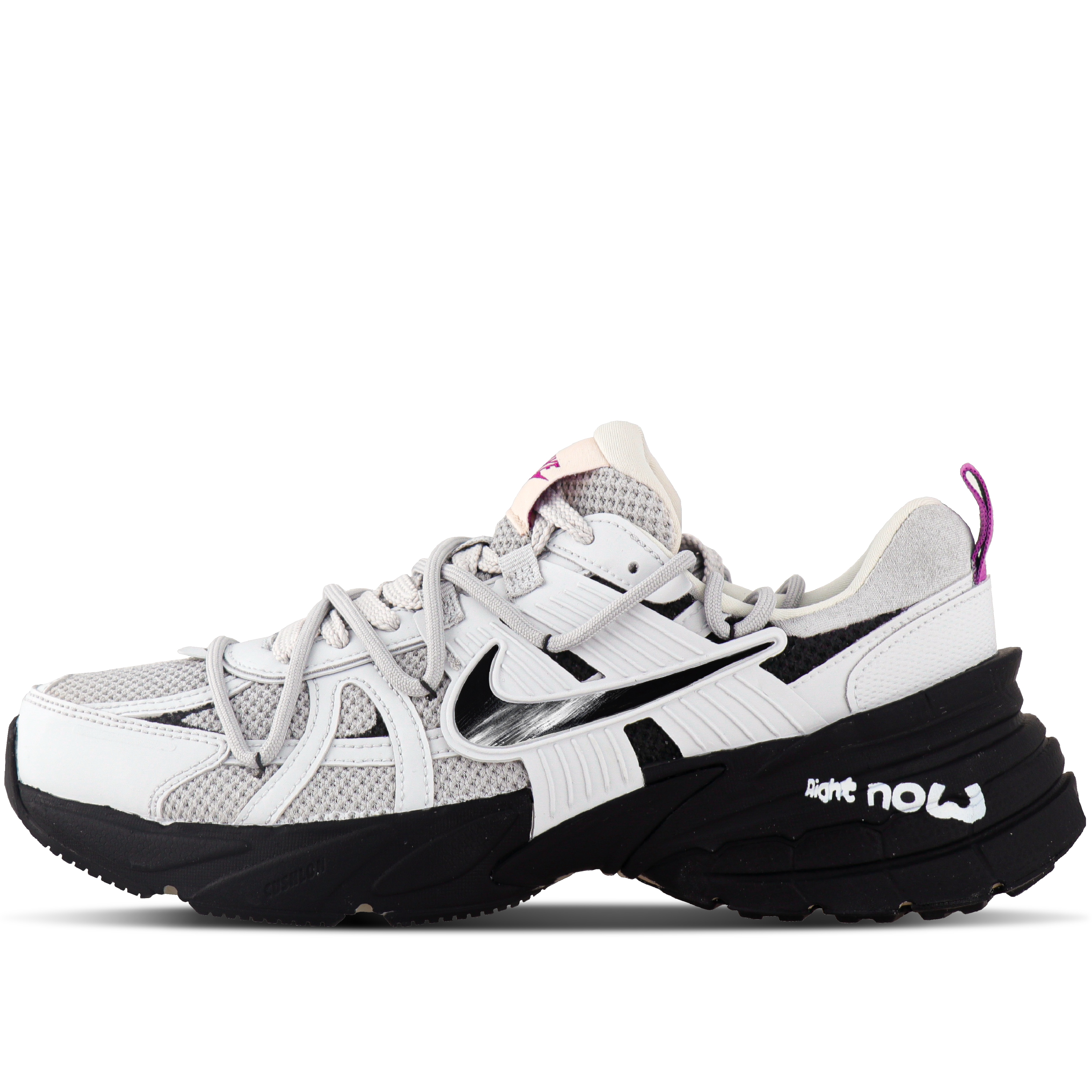 Nike V2K Run Abrasion Resistant Low top Casual City Commute Running Shoes Unisex Black Gray