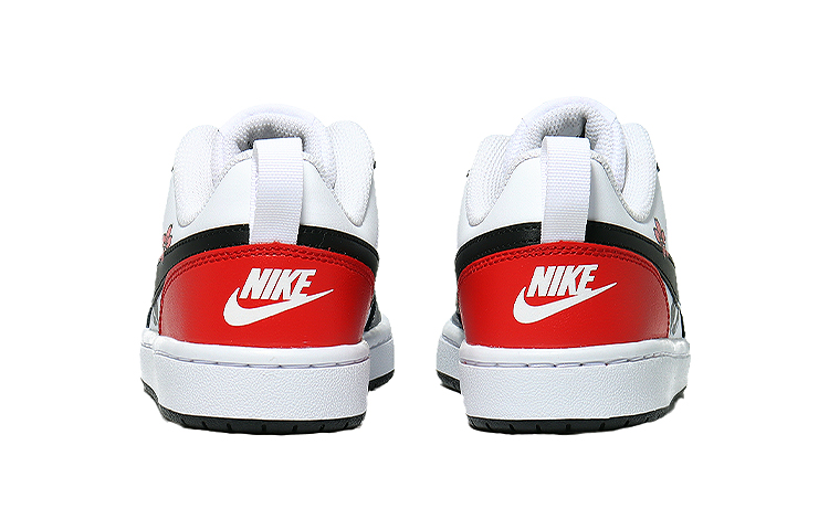 Nike Court Borough Low 2 Low-Top Skateboard Shoes GS White Blue Red купить в интернет-магазине Yoocart с быстрой доставкой по России.