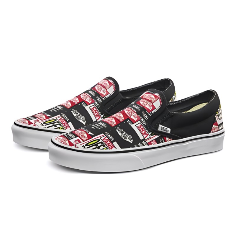 Slip On Vans 'Label Mix'