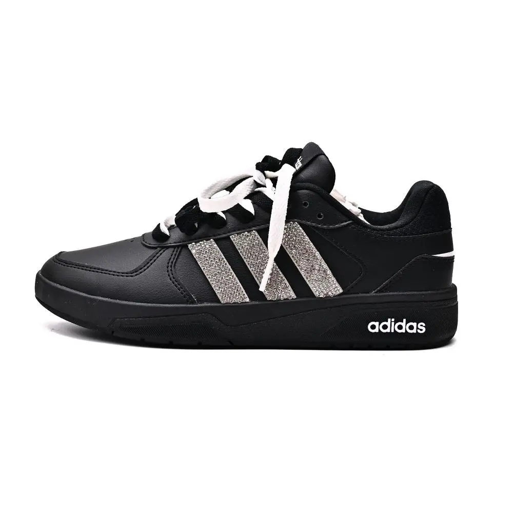 Adidas Neo Courtbeat Low Top Skateboard Shoes Unisex Black