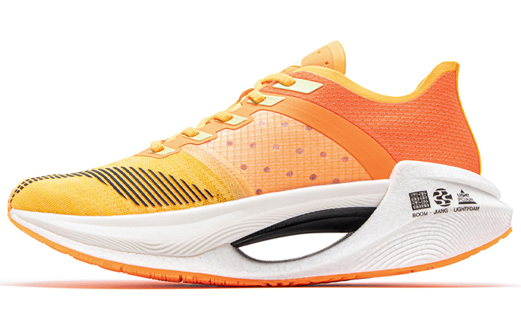 LINING Jueying Essential Running Shoes Men Low Top Neon Honey Orange