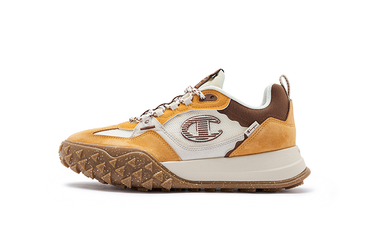 Champion Anti Slip Wear Resistant Running Shoes Men's Dark Yellow