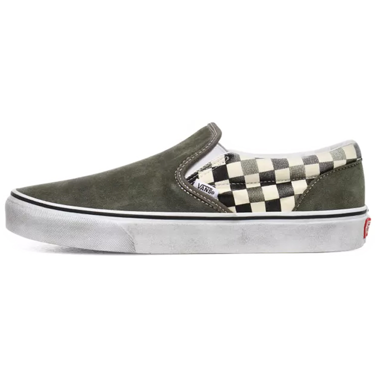 Vans Washed Classic Slip on Green