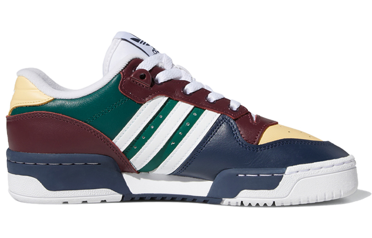 Adidas Originals Rivalry Slip Resistant Low top Skateboard Shoes Women's Green Brown Blue