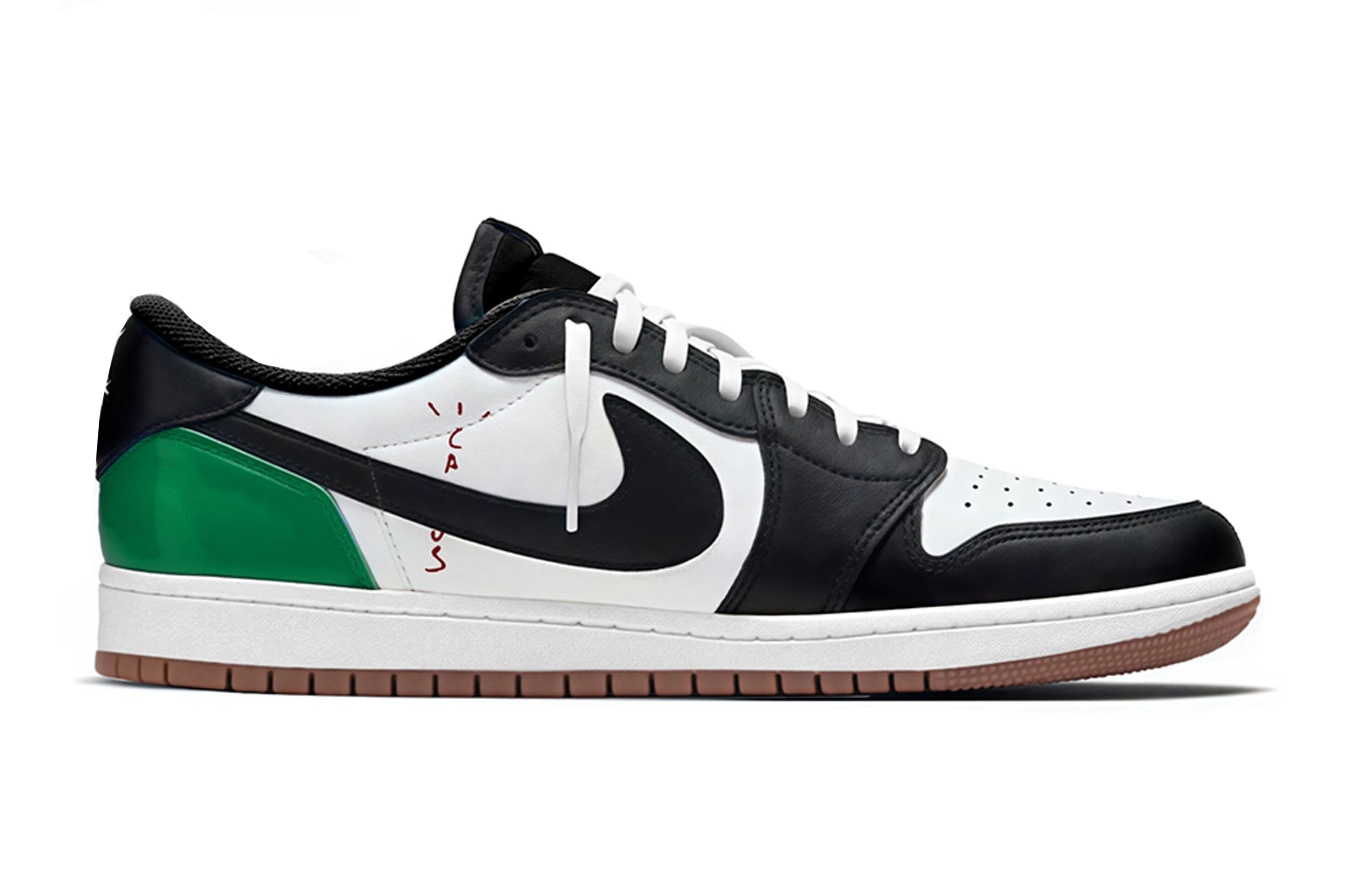 Jordan Travis Scott X Air Jordan Dubai Dark Chocolate Low top Vintage Basketball Shoes Unisex Dark Brown