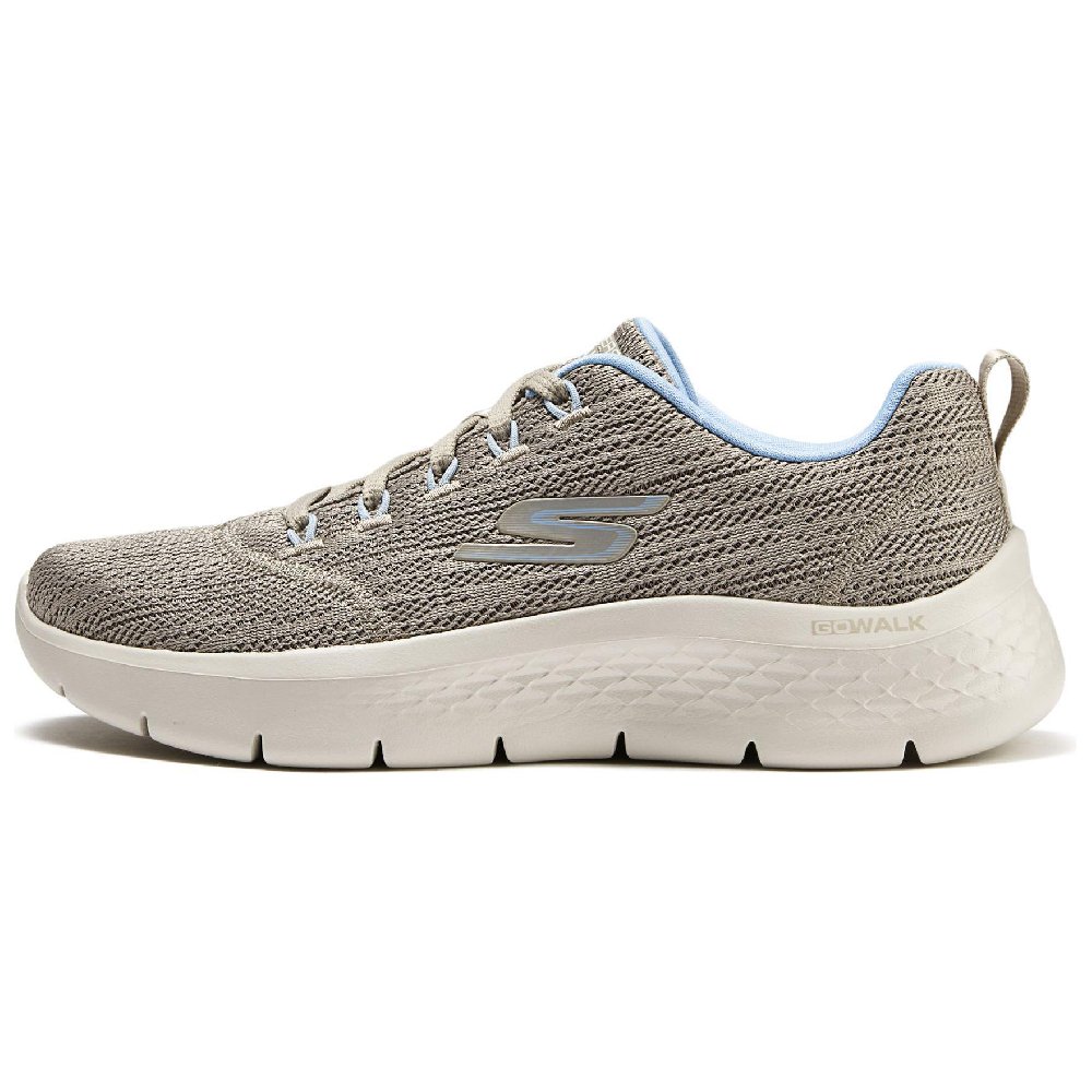 Skechers Go Walk Fle Cushioning Wear Resistant Low Top Casual Shoes Women's Taupe