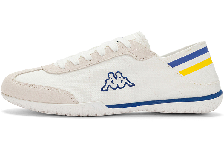 Kappa Anti Slip Wear Resistant Low Top Training Running Shoes Unisex White Khaki Brown Blue Yellow