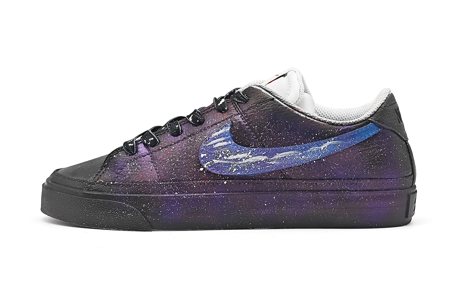 Nike Court Legacy Starlight Transform Abrasion Resistant Lightweight Waterproof Low top Skateboard Shoes Unisex Black