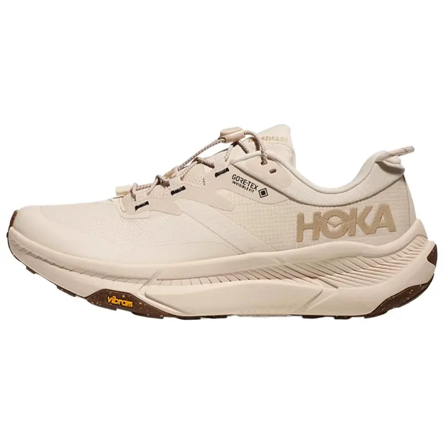 HOKA ONE ONE Transport Anti Slip Wear Resistant Low Top Hiking Shoes Unisex Taupe