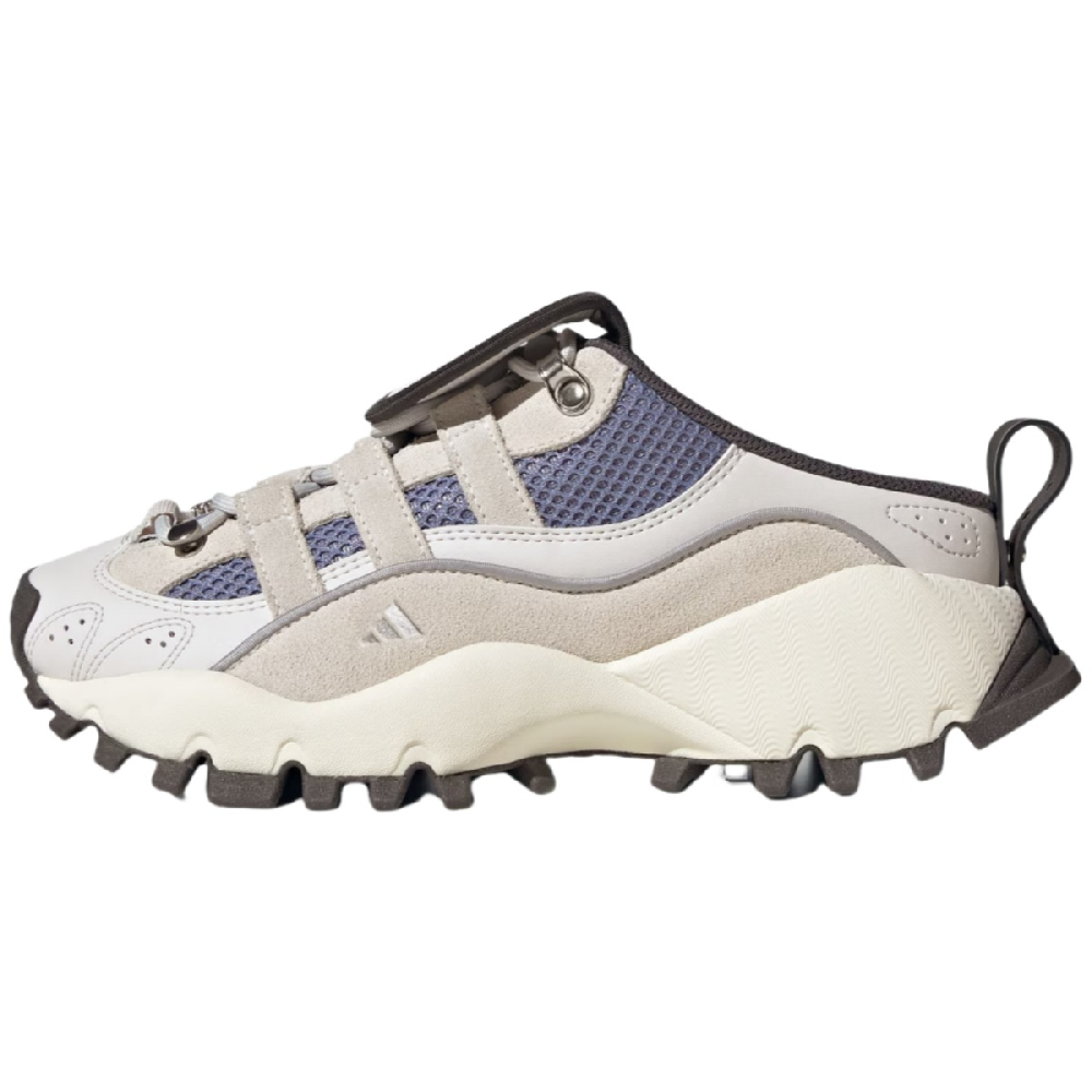 Adidas FOS SEEULATER MULE Abrasion Resistant Low Top Casual Shoes Women's Light Gray