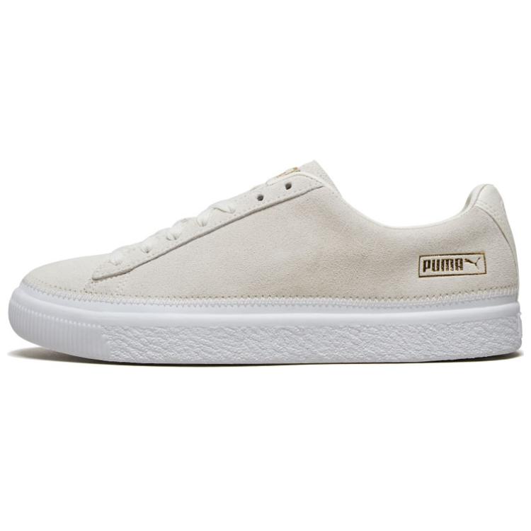 PUMA Suede Trim Retro Low Tops Casual Skateboarding Shoes Unisex Creamy White