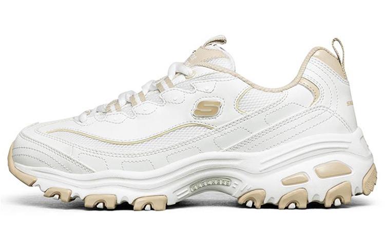 Skechers D'LITES 1.0 Sweet Beans Cushioning Low-Top Chunky Sneakers Women's Natural