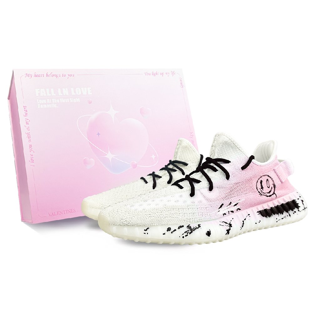 Adidas Originals Yeezy Boost 350 V2 Abrasion Resistant Low Top Casual Shoes Unisex White