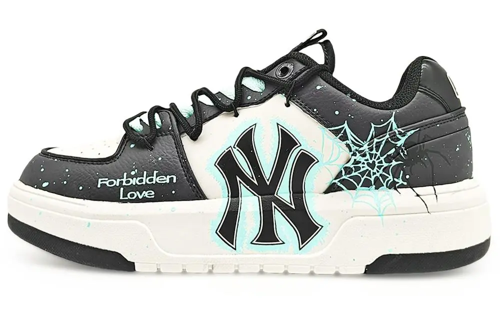 MLB Chunky Liner EIGHT% Spider Dance Abrasion Resistant Low Top Skateboard Shoes Unisex Black Blue