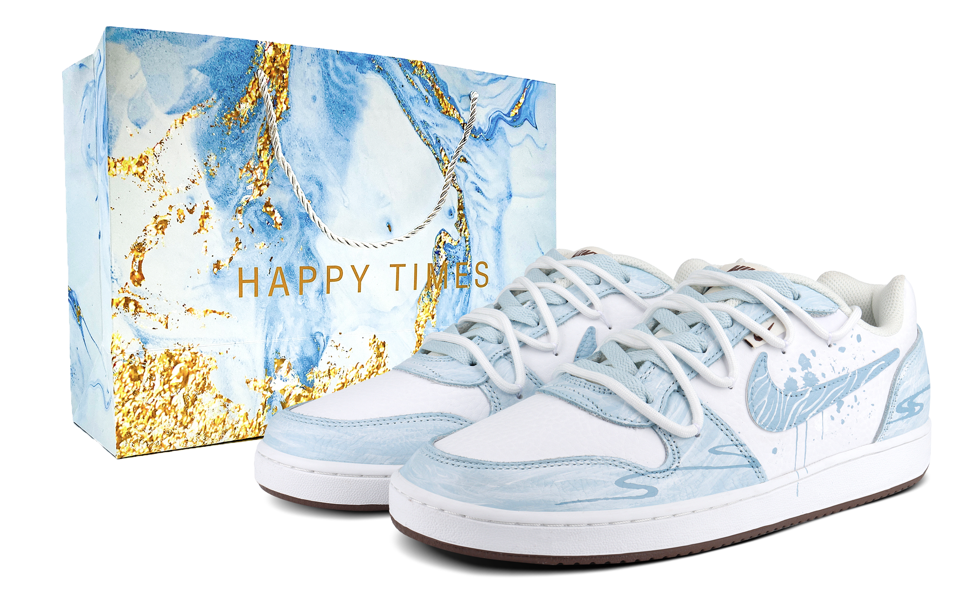 Nike EBERNON Abrasion Resistant Low top Skateboard Shoes Men's