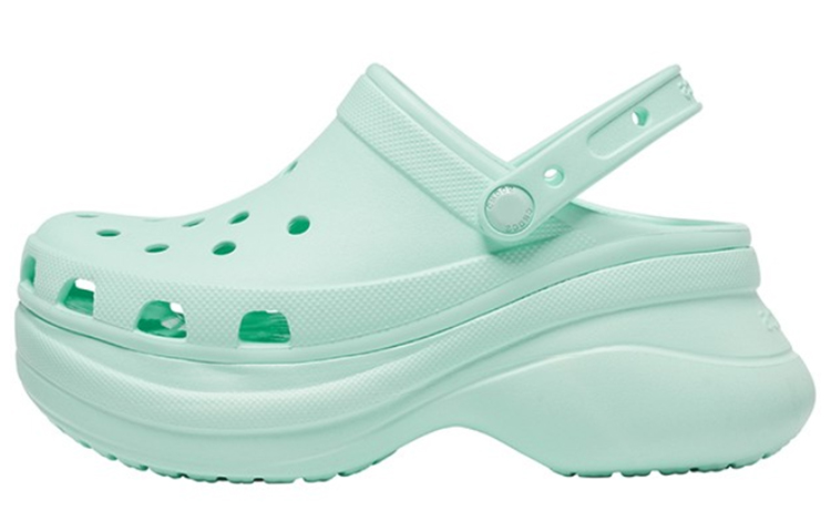 Crocs Classic Clog Retro Thick Sole Sandals Mint Green Women's