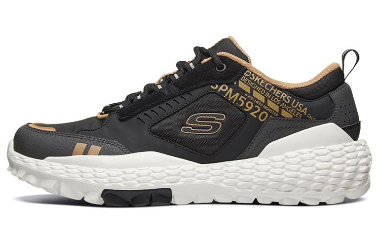 Skechers Monster Low Top Sneakers Black/Gold