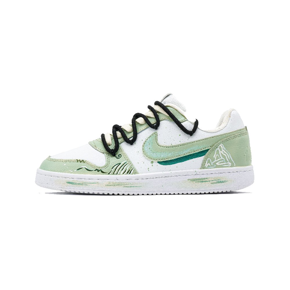 Nike EBERNON The Wizard Of Oz Low Top Skateboard Shoes Unisex Light Green