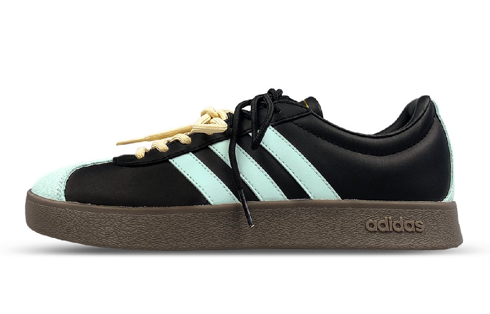 Adidas Neo VL Court 2.0 Low-Top Skateboard Shoes Unisex Black Green