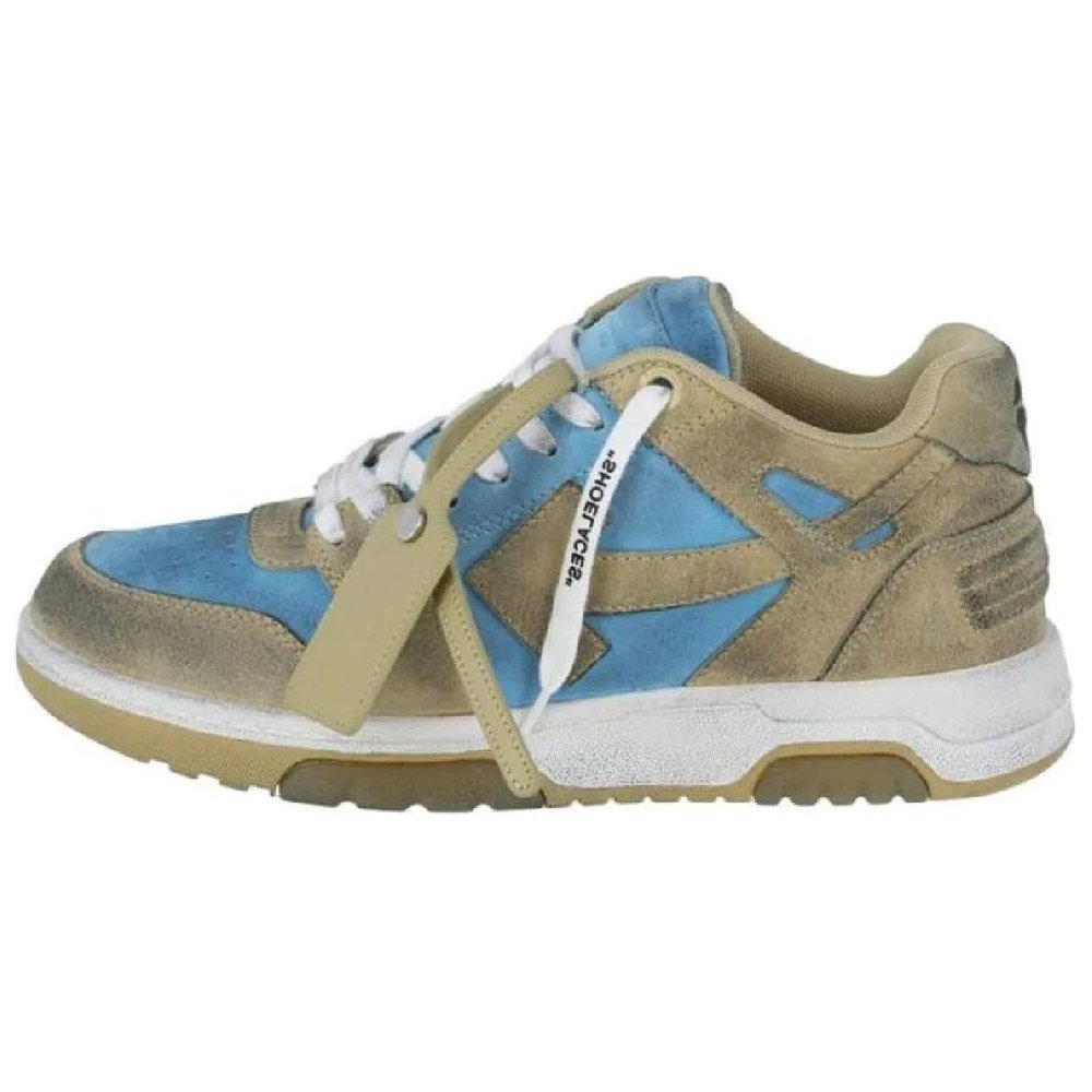 OFF WHITE Out Of Office Low Top Sneakers 'Blue Olive Green'