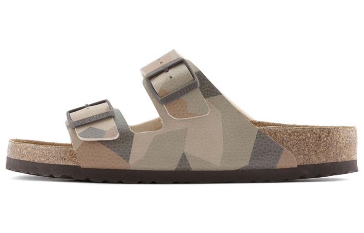 Birkenstock Arizona EVA Abrasion-Resistant Slide Slippers Unisex Camouflage Brown
