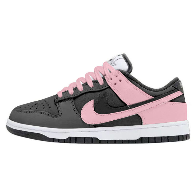Nike Dunk Low'Double Swoosh'Dunks Low Top Skateboard Shoes Women's Pink