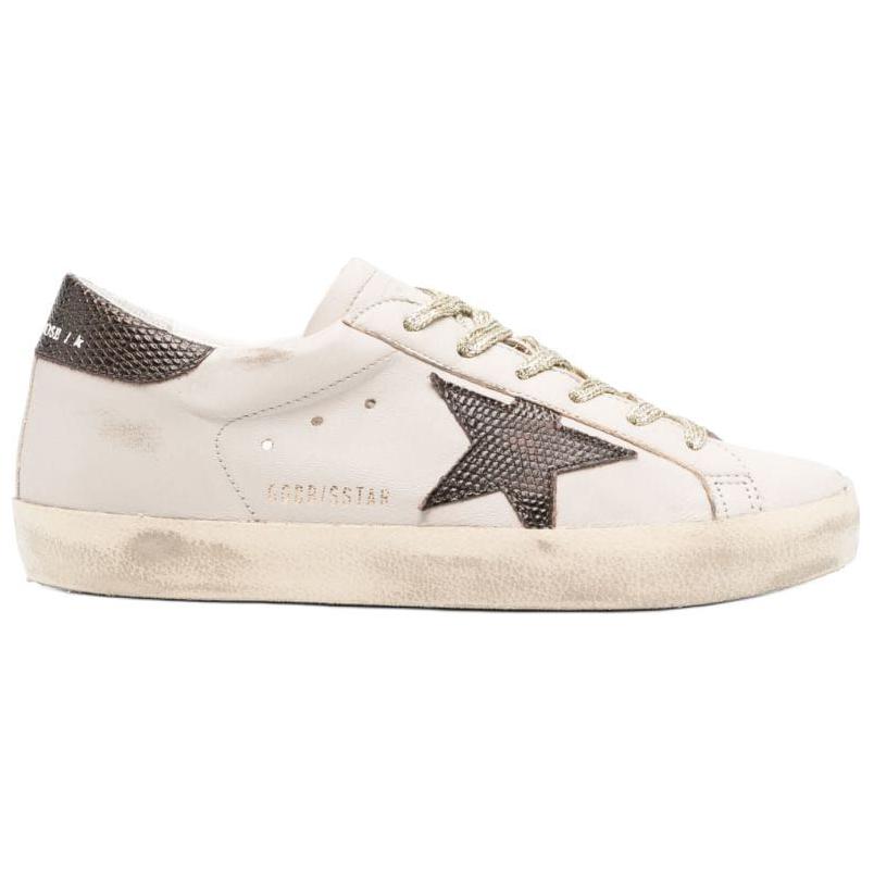 Golden Goose Super Star Low Top Skateboard Shoes Women's White