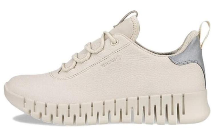 Ecco Casual Shoes Women's Low-Top Lime Gray