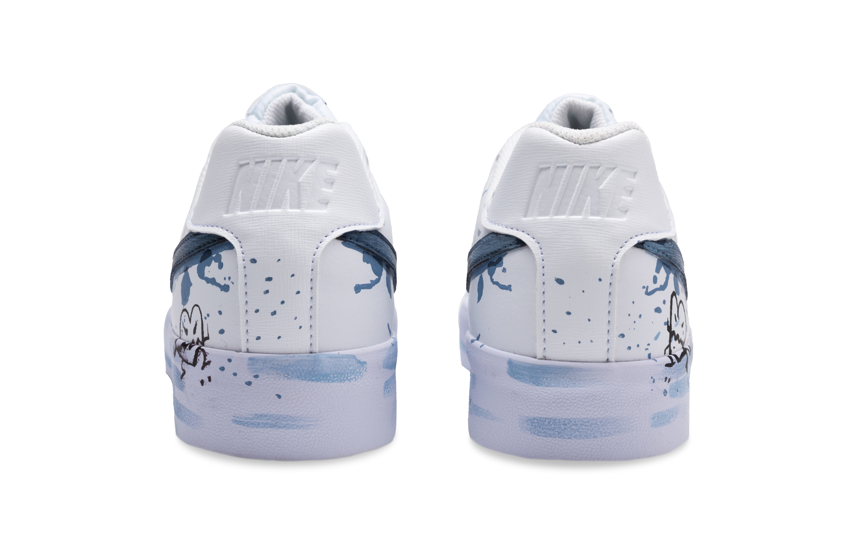Nike Court Royale Anti-Slip Wear-Resistant Low-Top Skateboard Shoes Unisex Blue купить в интернет-магазине Yoocart с быстрой доставкой по России.
