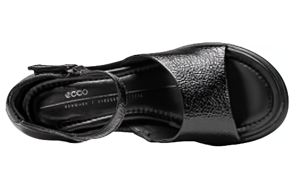 Ecco One Strap Sandals 7cm Women's Black