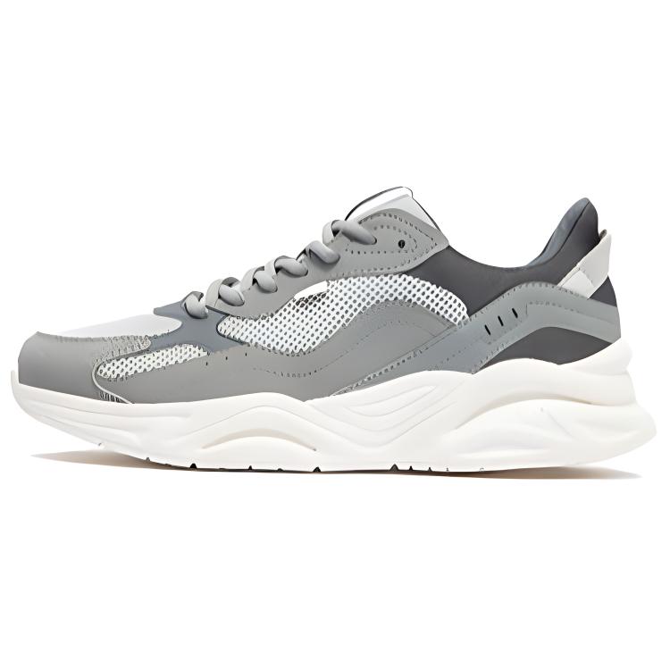 361° Abrasion Resistant Low Top Casual Shoes Men's Gray