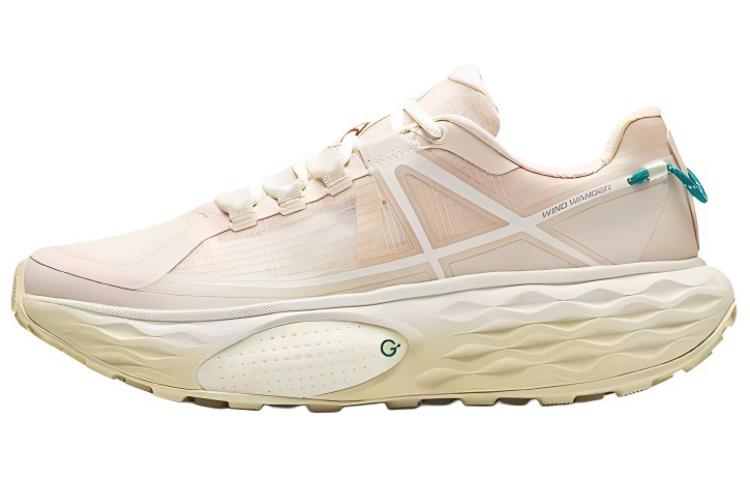 Anta ChengFeng Cushioning And Breathable Low Top Running Shoes Men's Light Brown