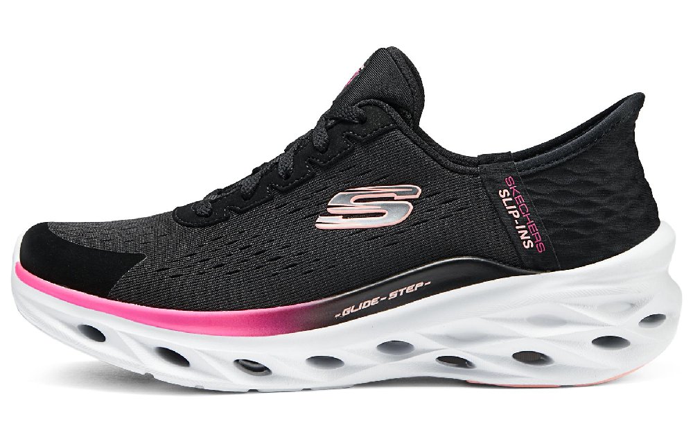 Skechers Hands Free Slip-Ins Cushioning Wear-Resistant Balance Low-Top Running Shoes Women's Black