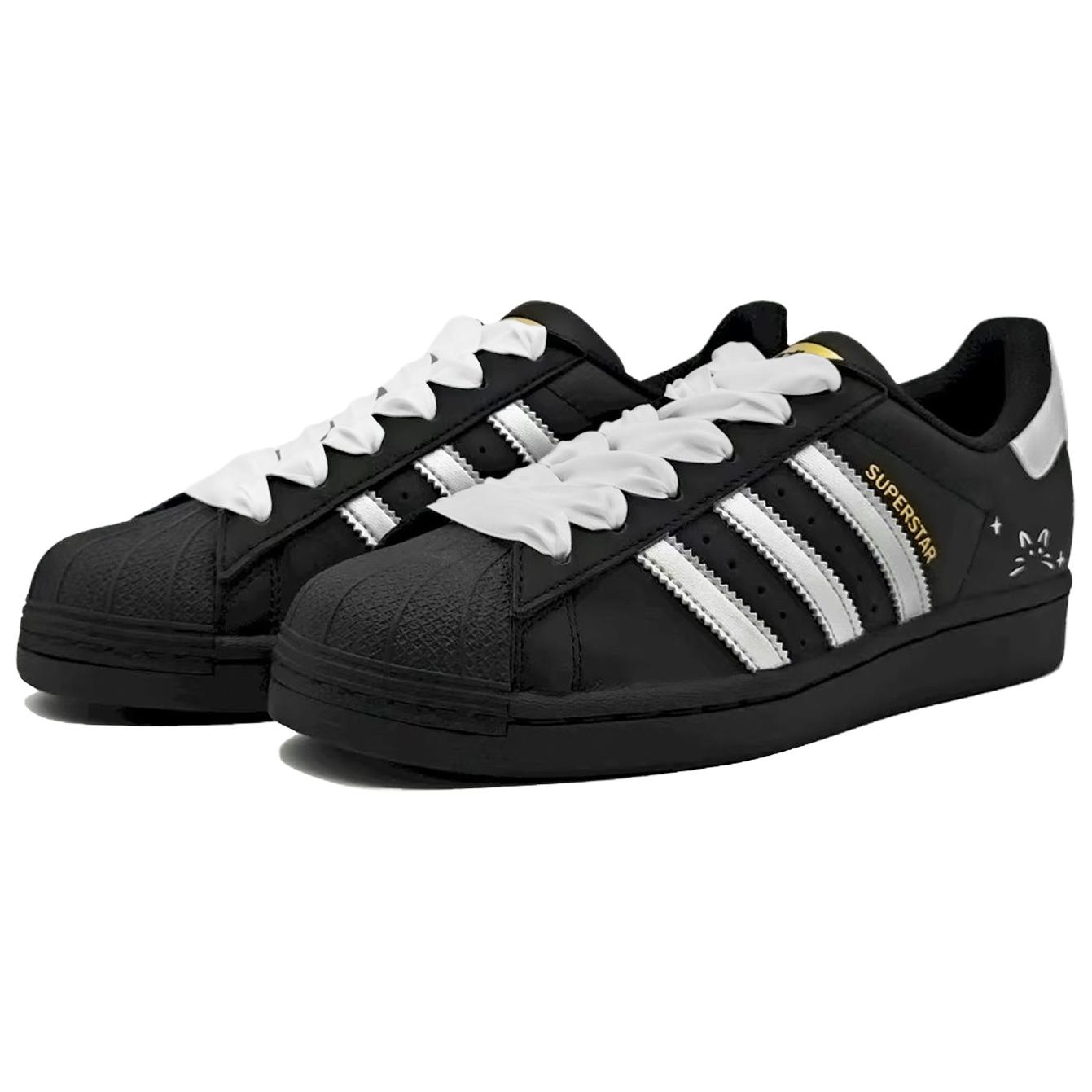 Adidas Originals Superstar Skateboard Shoes Unisex Low top Black/Silver купить в интернет-магазине Yoocart с быстрой доставкой по России.