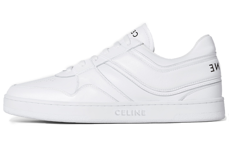 CELINE TRAINER Stylish Skateboarding Shoes Women's White