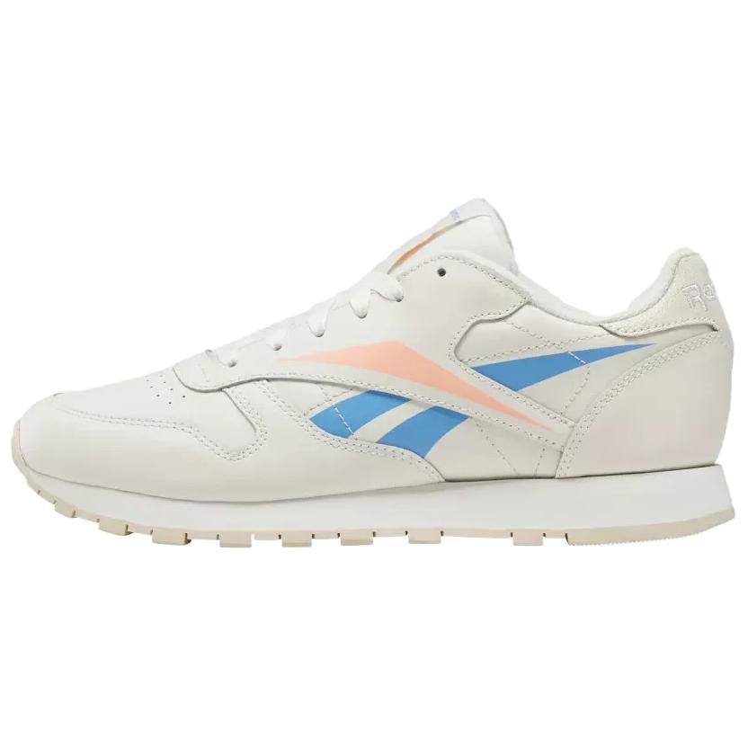 Reebok Classic Leather Sports Casual Shoes 'White Blue' Women's