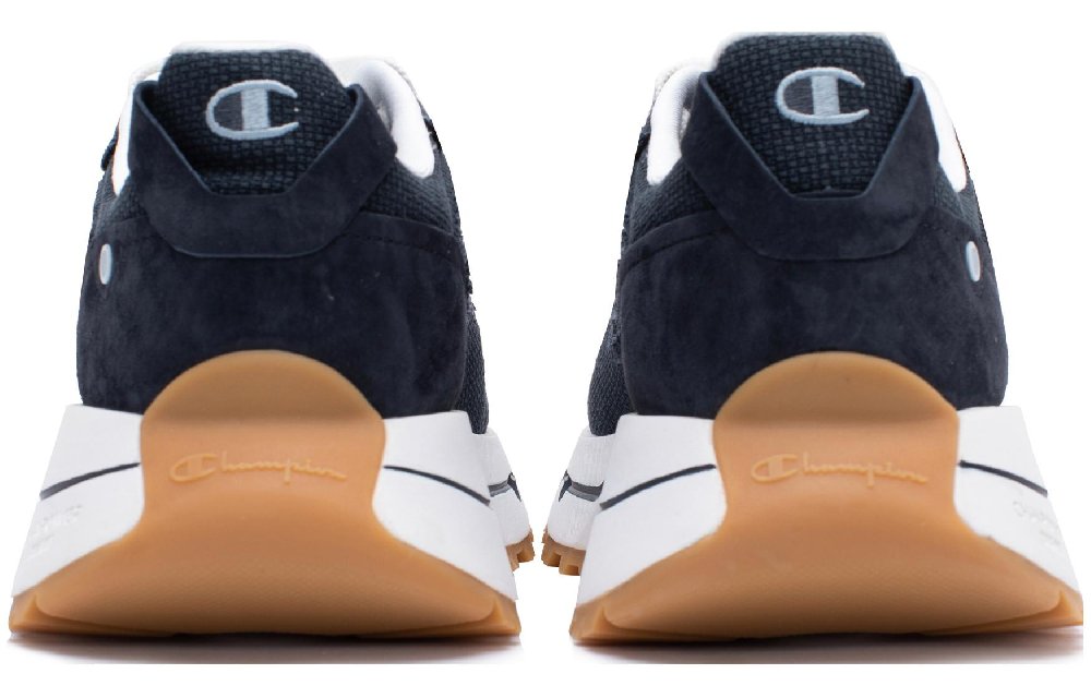 Champion Anti Slip Wear Resistant Low Top Running Shoes Women's Dark Blue